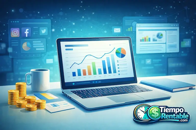 Tiempo Rentable: Sitio web de guías de monetización digital